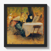 In the garden restaurant by Josef Engelhart - thumbnail_1_bf_673ce1225e0c5e198f5ec720